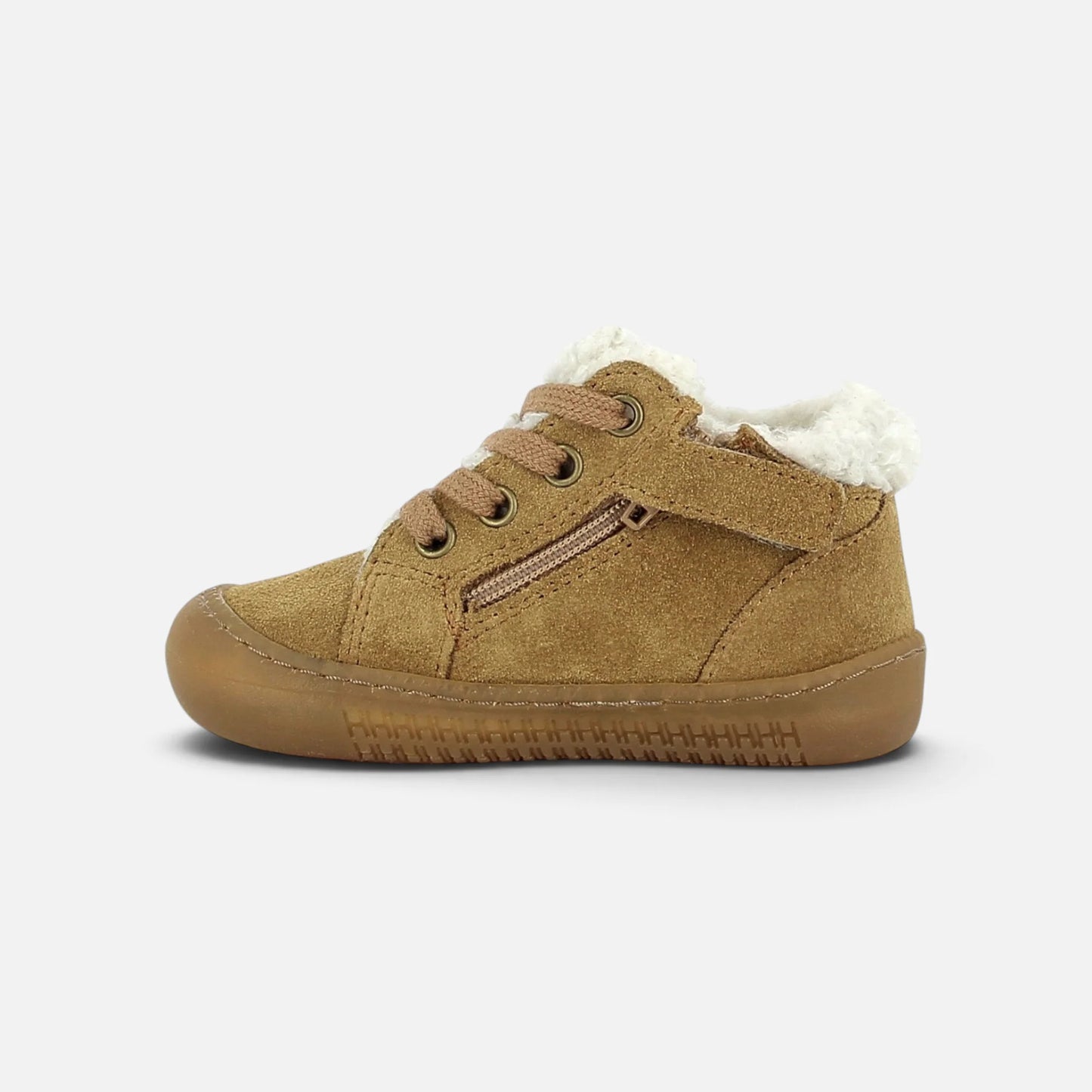POM D'API YAKA WALK FUR Velours Camel chaussures