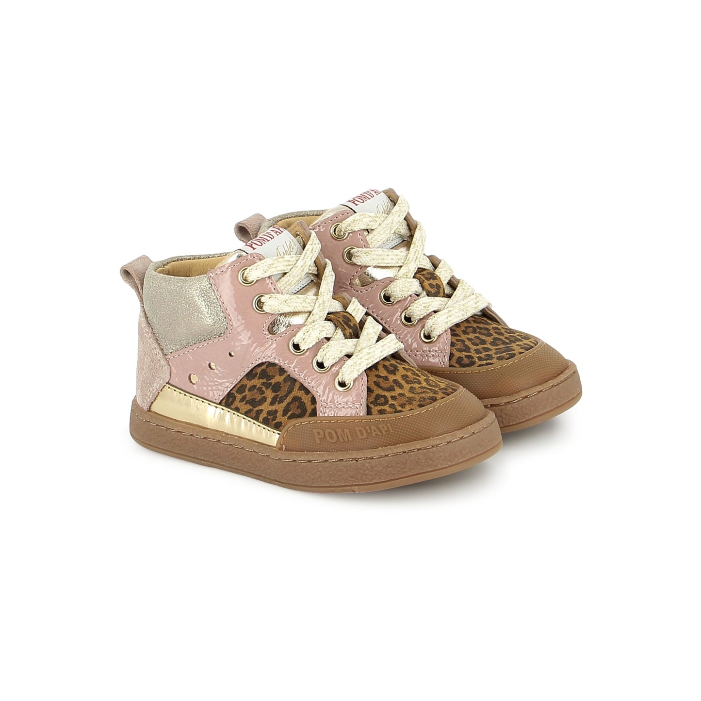 POM D'API MOUSSE BUMP Baby Leo Vernis chaussures hautes