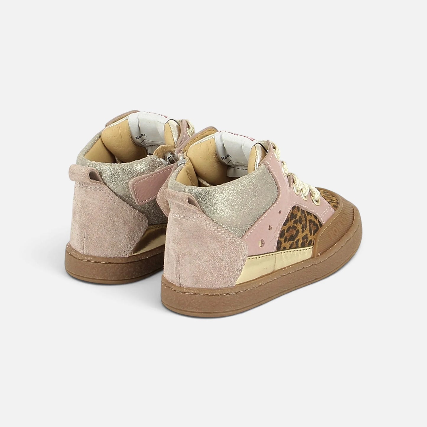 POM D'API MOUSSE BUMP Baby Leo Vernis chaussures hautes