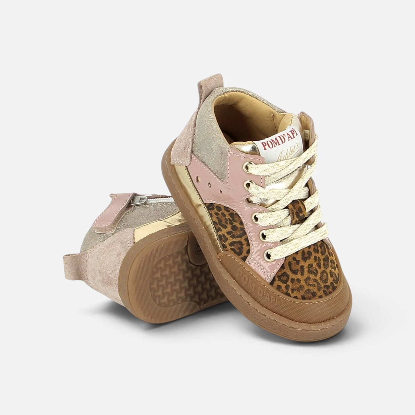 POM D'API MOUSSE BUMP Baby Leo Vernis chaussures hautes