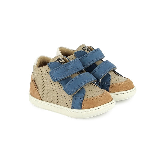 Bottillons bébé SHOO POM Bouba Box Easy Mastic Blue à double scratch