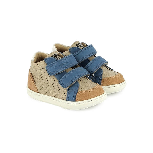 Bottillons bébé SHOO POM Bouba Box Easy Mastic Blue à double scratch