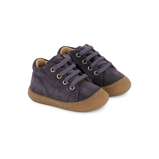 Bottillons premiers pas barefoot SHOO POM Tom Zip Lace Clematis