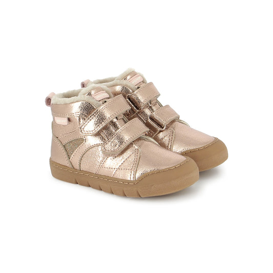 SHOO POM YOYO EASY FUR Platine Off White bottillons