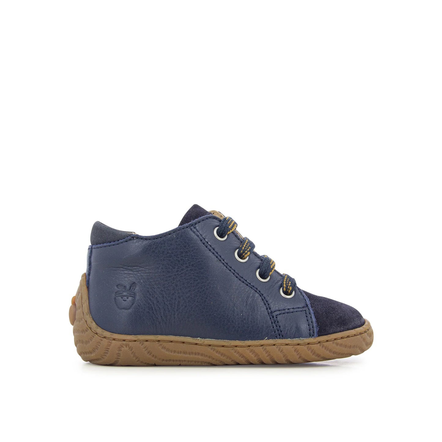 SHOO POM WOOD ZIP BASE Navy bottillons