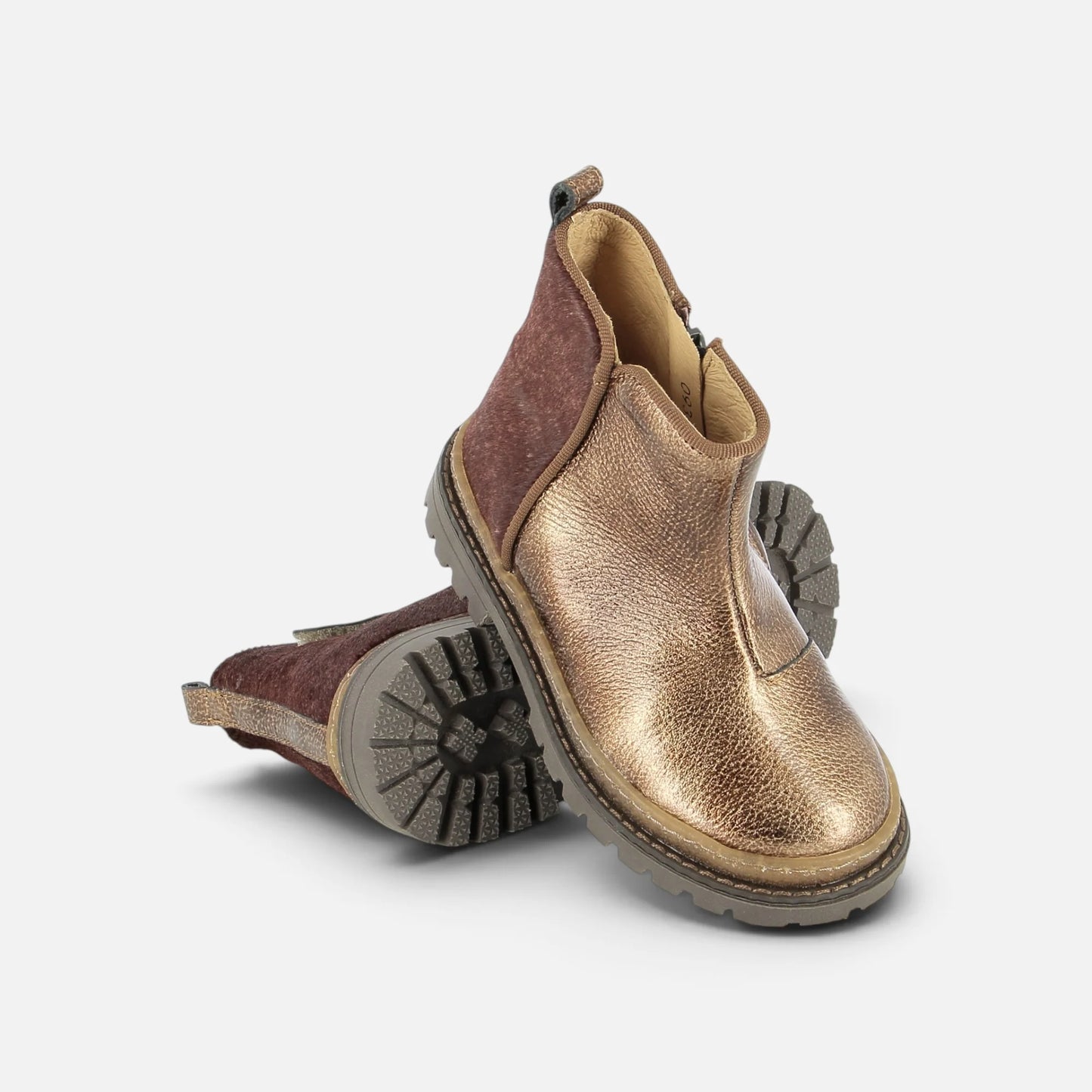 POM D'API WALL BOOTS MARBLE Sabbia Brown bottines