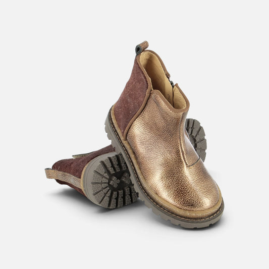 POM D'API WALL BOOTS MARBLE Sabbia Brown bottines