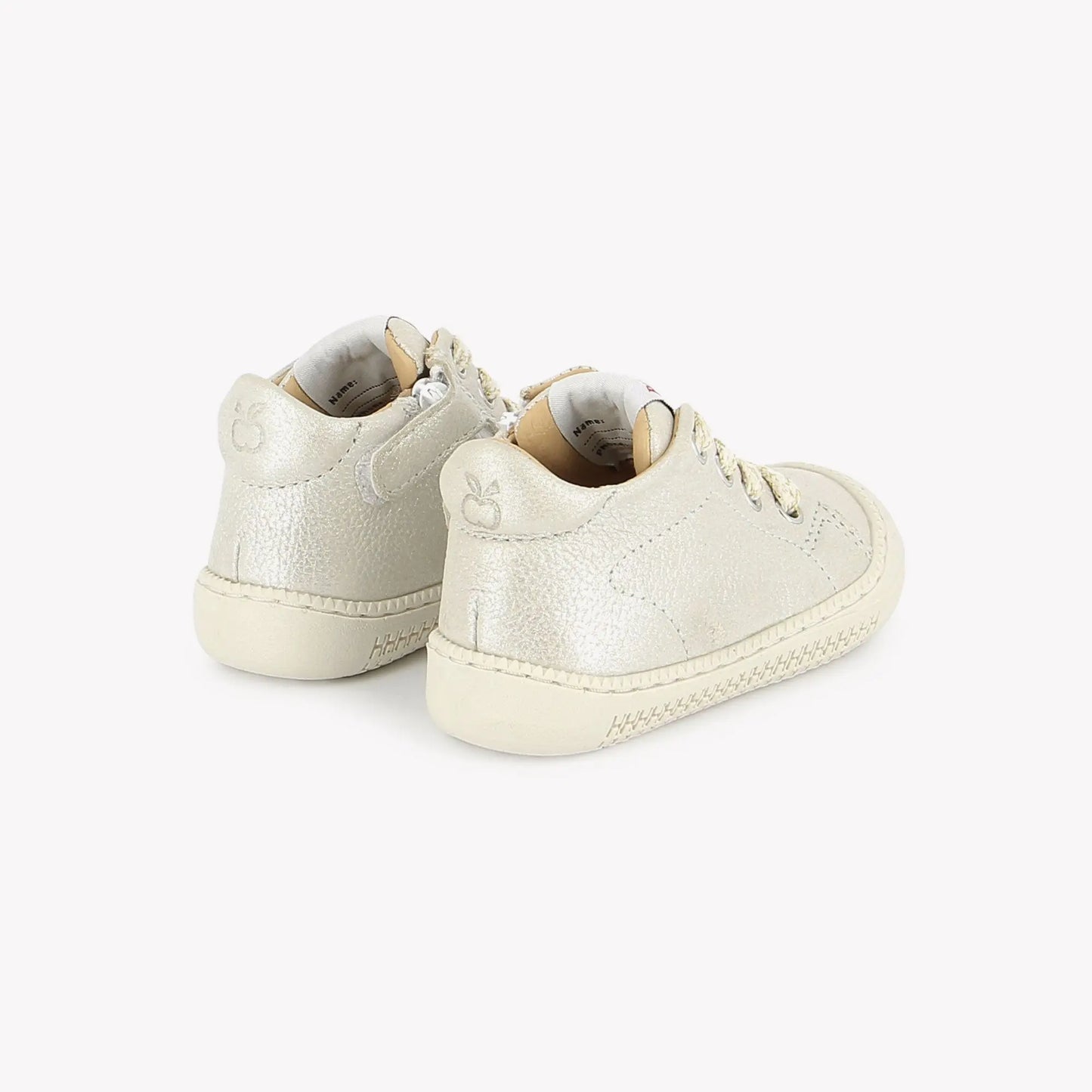 POM D'API YAKA WALK Craie Bottillons barefoot Premiers Pas