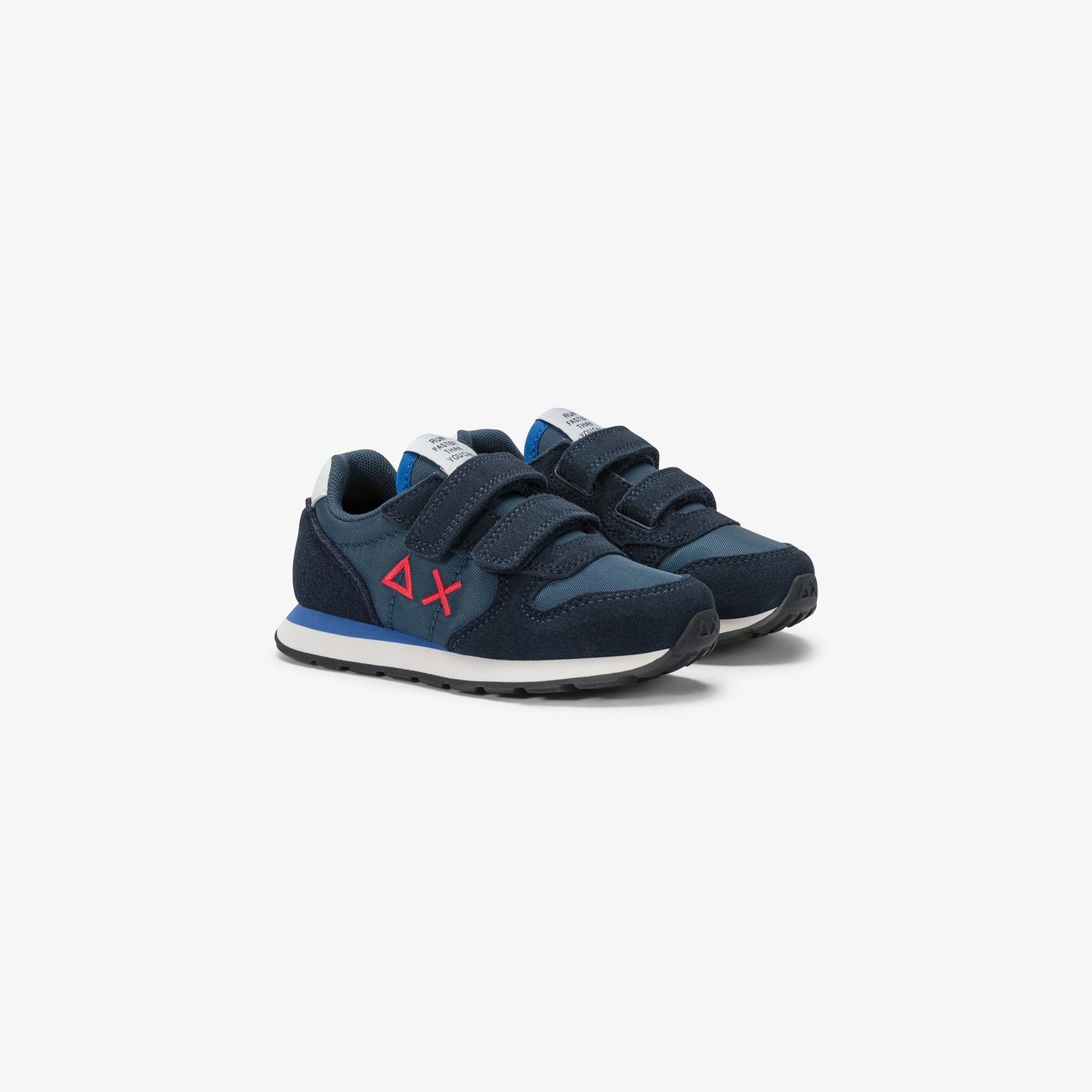 SUN68 BOYZ TOM MULTICOLOR Navy Blue Chaussures Basses Baskets Sneakers