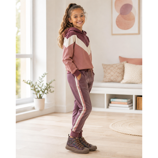 GBB ANISA Violet Bordeaux Chaussures Baskets Hautes