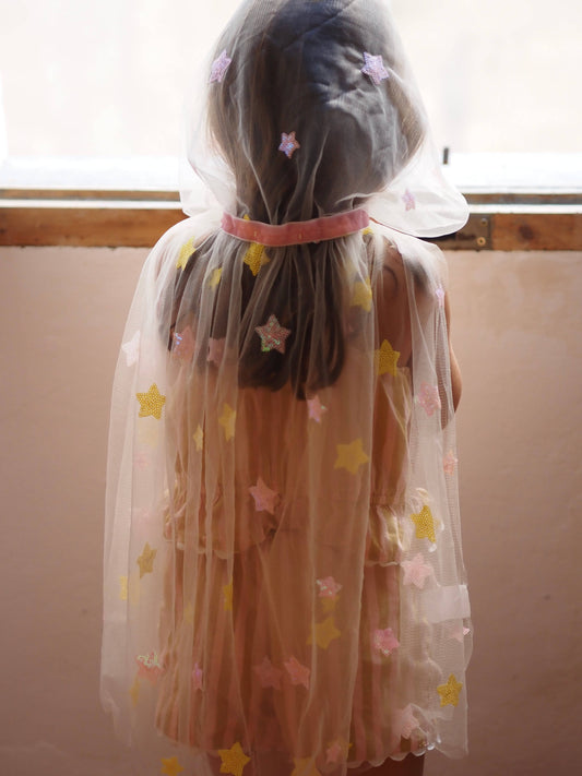 Cape Lily - étoiles jaunes et roses 