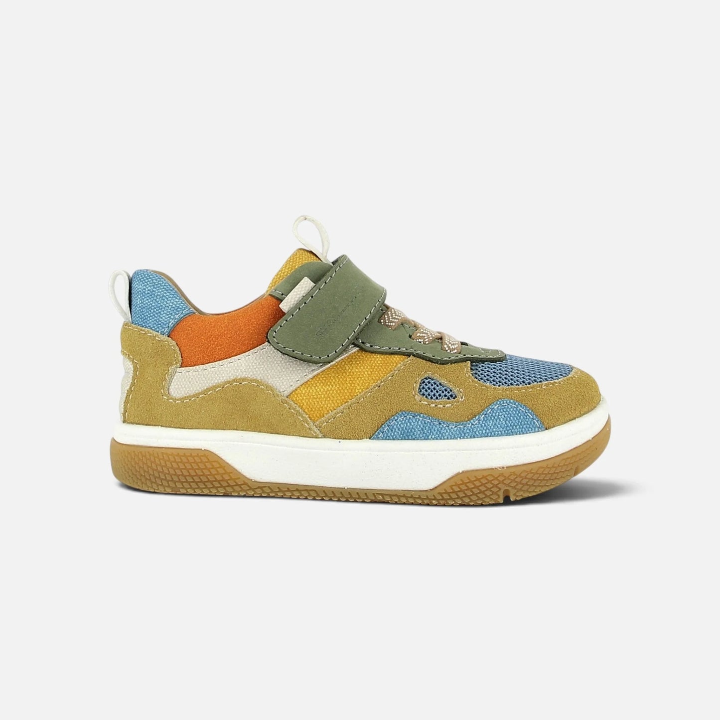 SHOO POM BARESKET JOG Camel Jeans Baskets premier pas barefoot