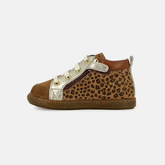 Chaussures hautes/Botillons SHOO POM BOUBA BI ZIP Léopard bottillons