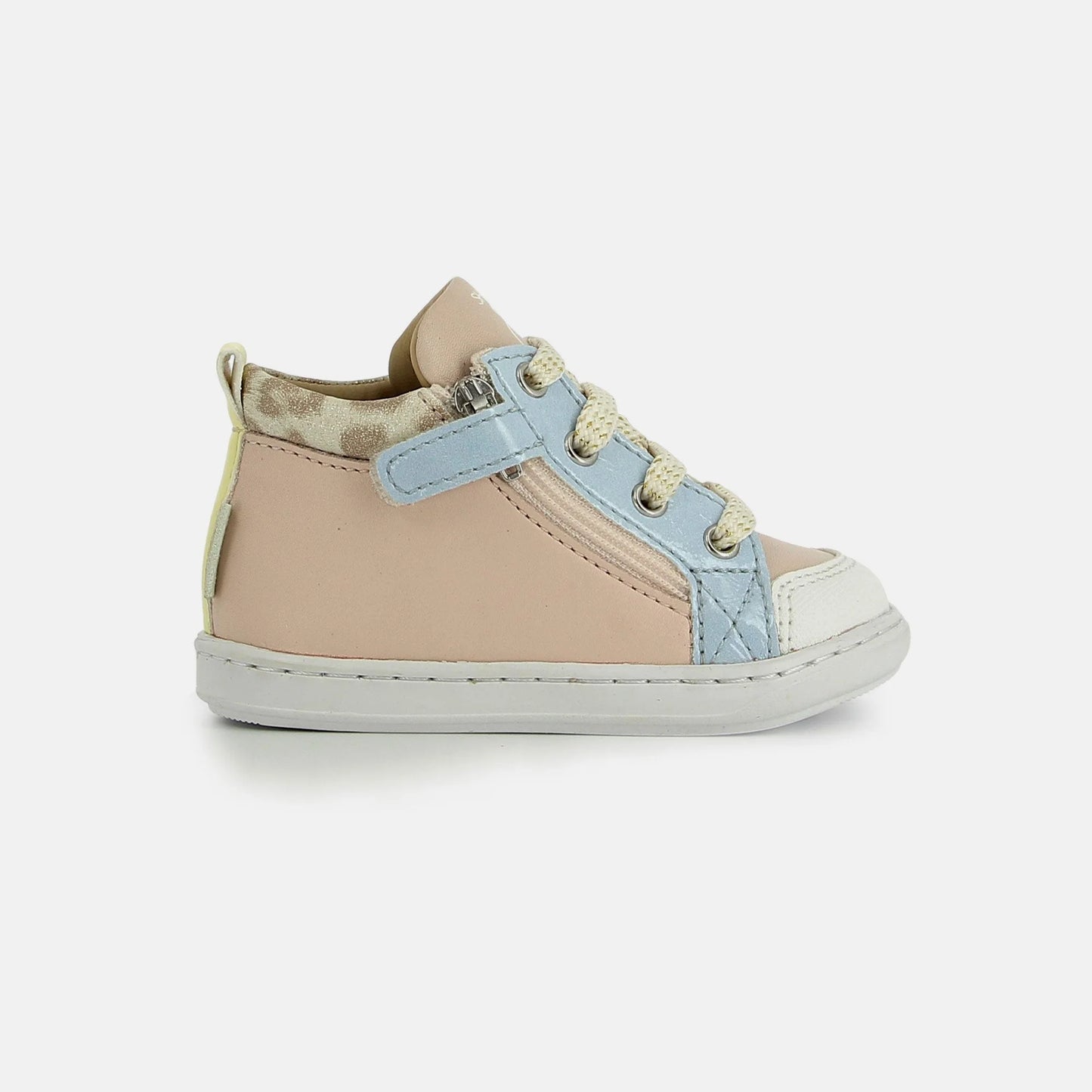 SHOO POM BOUBA BI ZIP Pink Blue bottillons