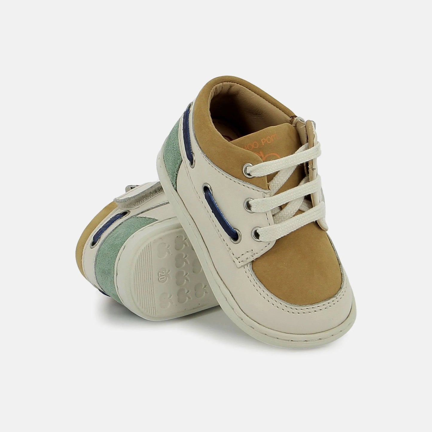 SHOO POM BOUBA BOAT Craie Désert Thym bottillons