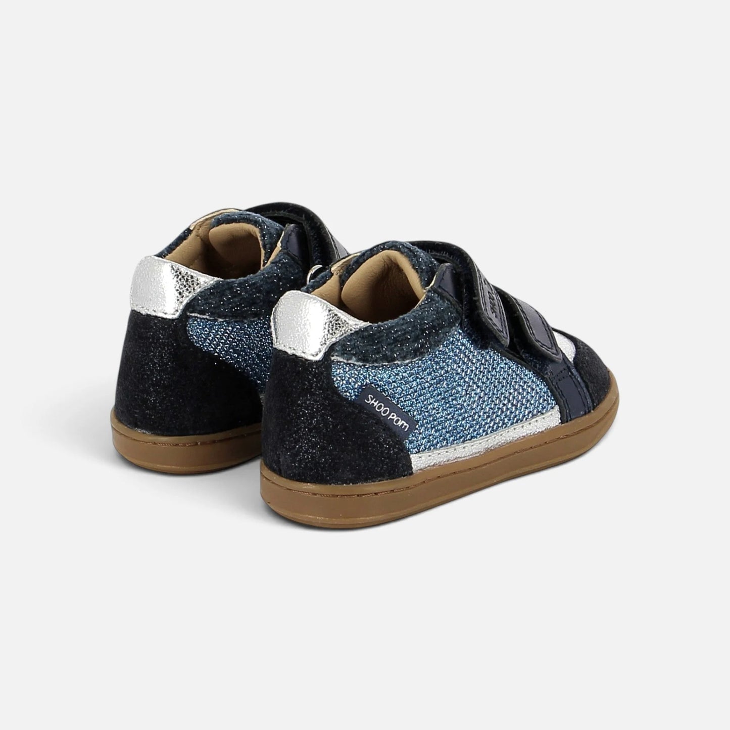SHOO POM BOUBA EASY CO Navy Silver bottillons