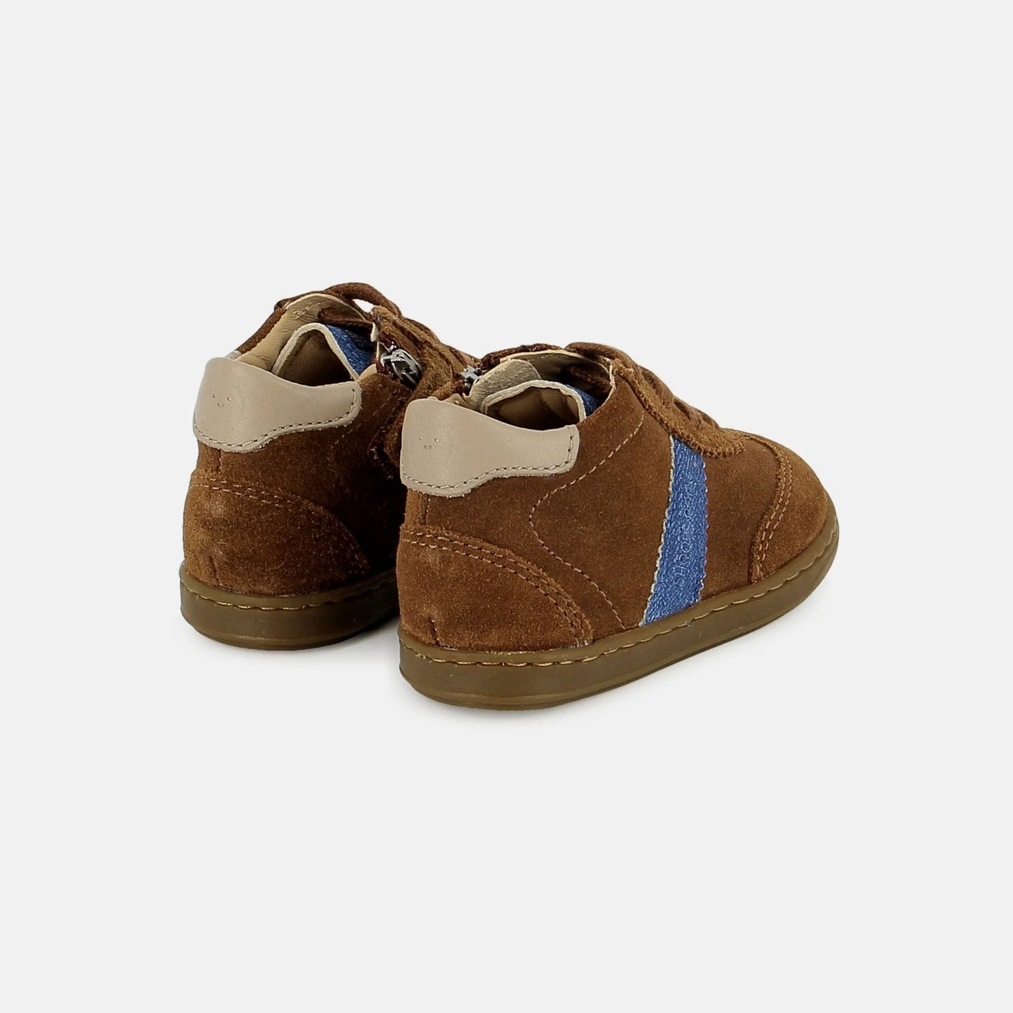 SHOO POM BOUBA LAZY Velours Camel Bottillons