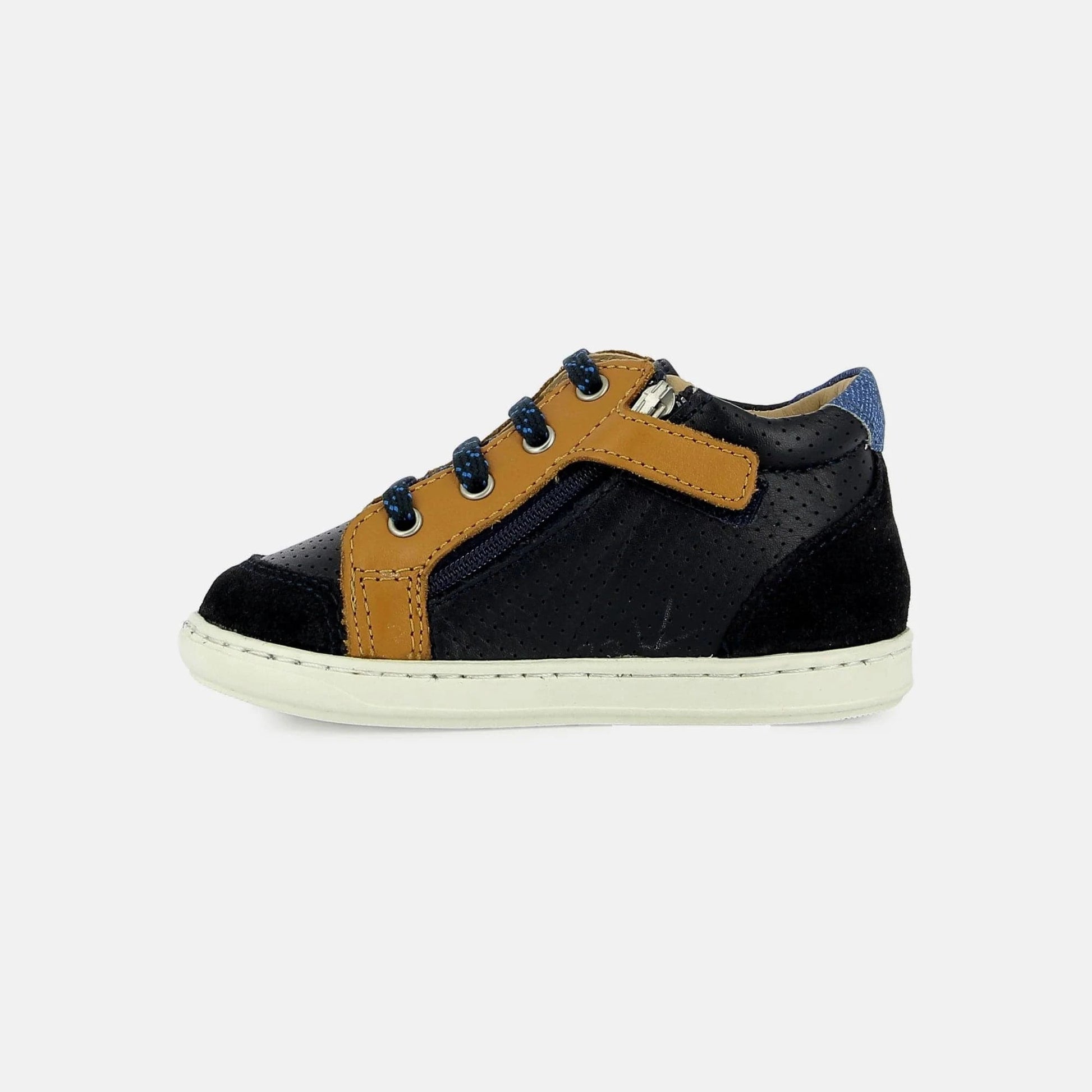 Chaussures hautes/Botillons SHOO POM BOUBA ZIP BOX Navy bottillons