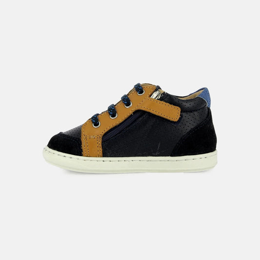 Chaussures hautes/Botillons SHOO POM BOUBA ZIP BOX Navy bottillons