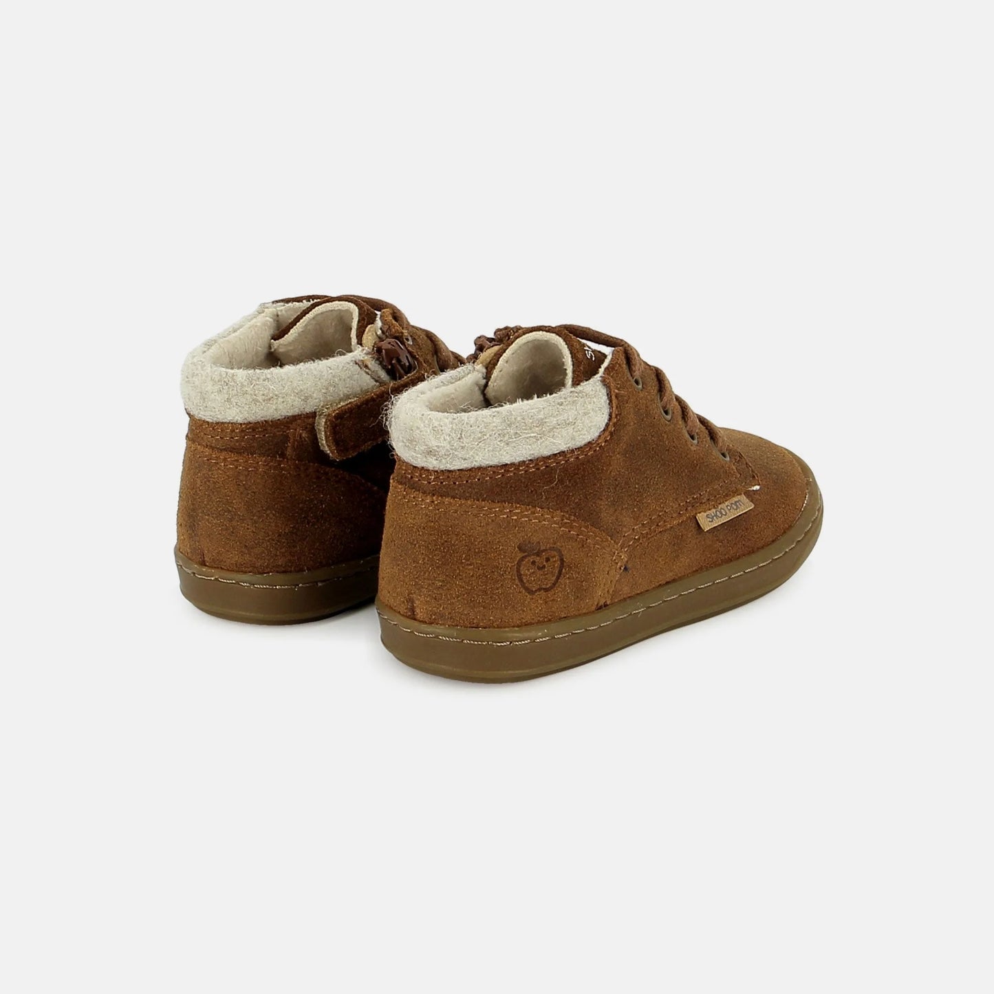 SHOO POM BOUBA ZIP DESERT FUR Oily chaussures hautes