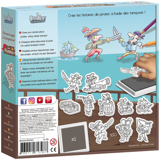 Personnages à tamponner : Les pirates