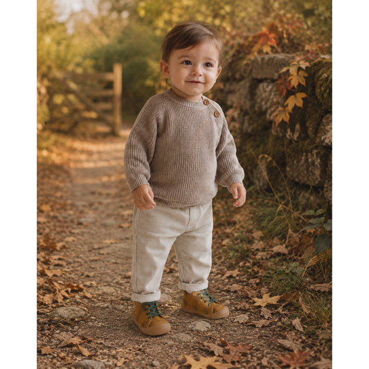 NATURINO COCOON Tartan Nocciola premiers pas