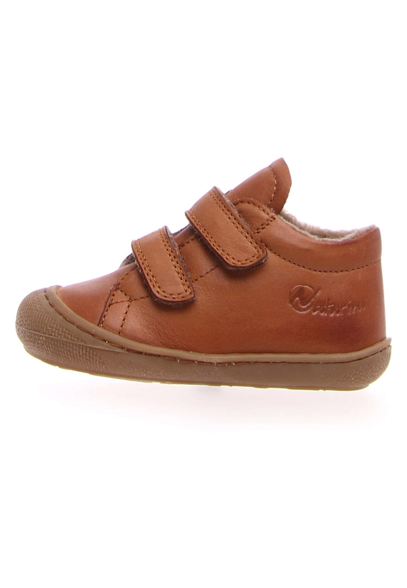 NATURINO COCOON Velcro Camel Laine bottillons