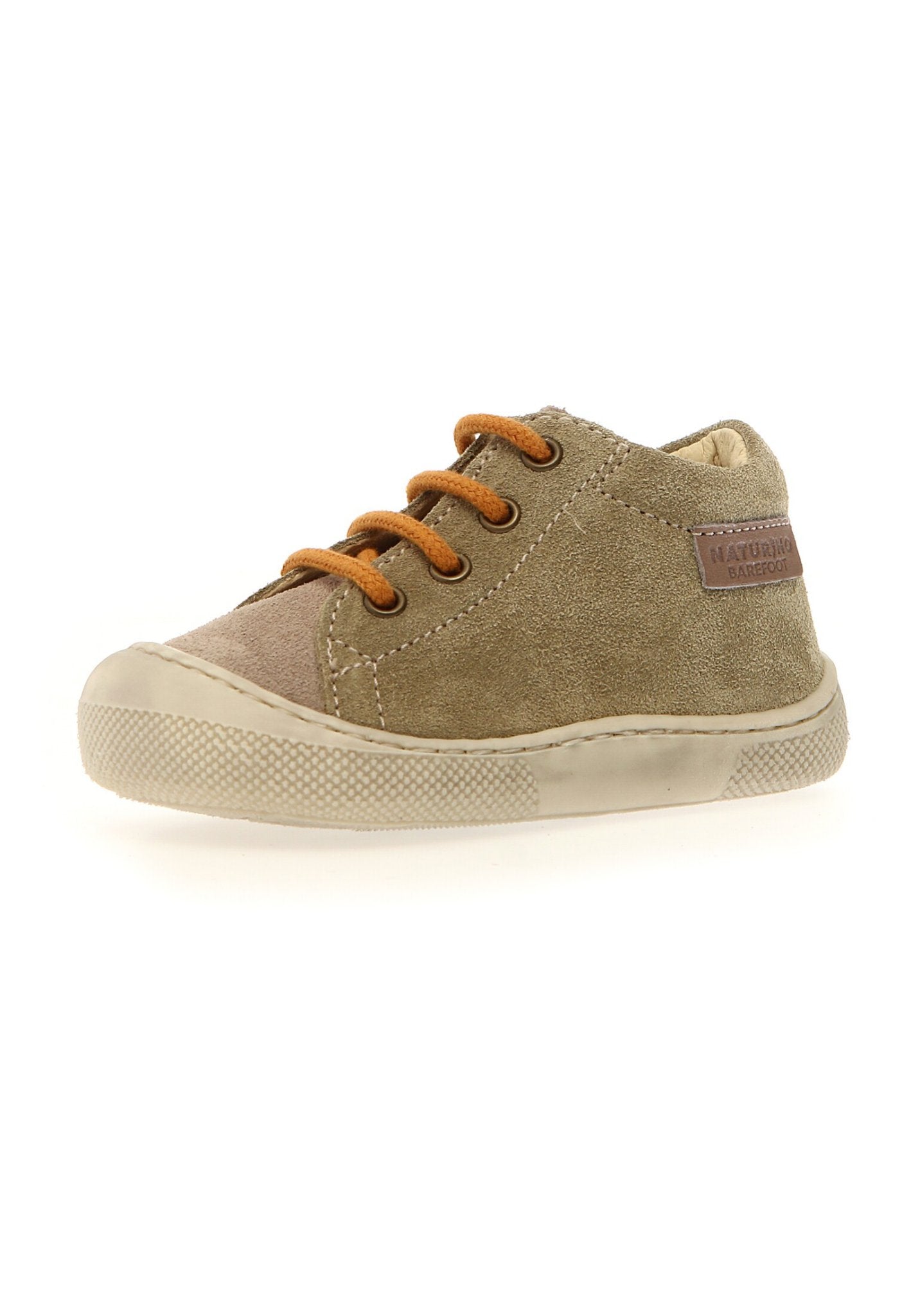 Pré marche NATURINO AMUR VL Stone Beige bottillons barefoot