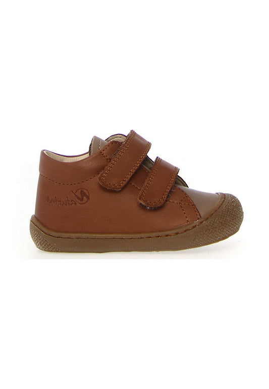 NATURINO COCOON velcro Taupe Cuoio bottillons