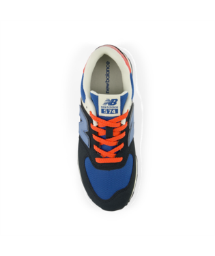 NEW BALANCE GC574 RBT Noir Orange Bleu sneakers baskets