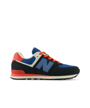 NEW BALANCE GC574 RBT Noir Orange Bleu sneakers baskets