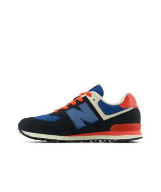 NEW BALANCE GC574 RBT Noir Orange Bleu sneakers baskets