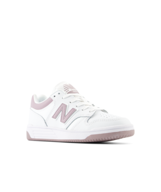 NEW BALANCE PSB480 WI Blanc Rose Chaussures Basses Baskets Sneakers