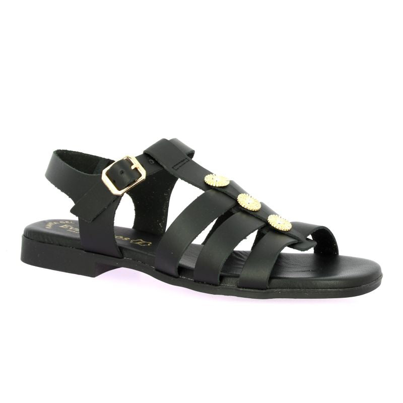 EVA FRUTOS 3023 Noir Sandales Nu pieds