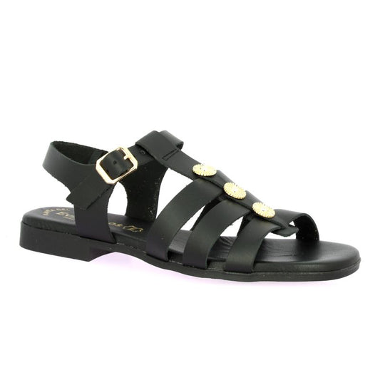 EVA FRUTOS 3023 Noir Sandales Nu pieds
