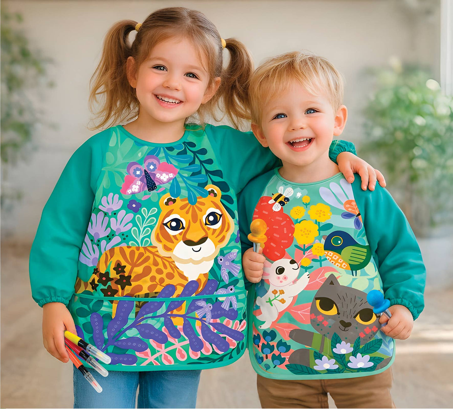 CREA LIGN Mon Premier Tablier d'Artiste [1-3 ans] Chat