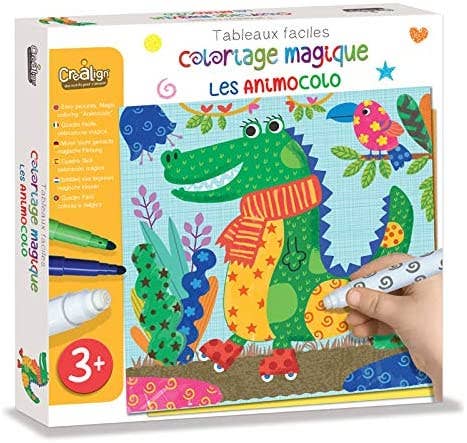 Créa'lign Coloriage magique, Les Animocolo