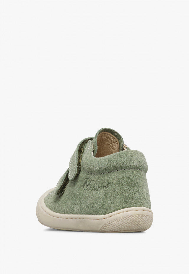 NATURINO COCOON Velcro Bone Leaf Grey bottillons