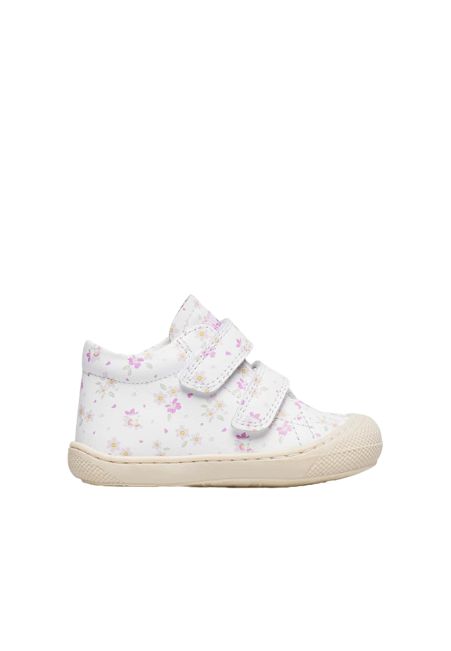 NATURINO COCOON velcro Flower white bottillons