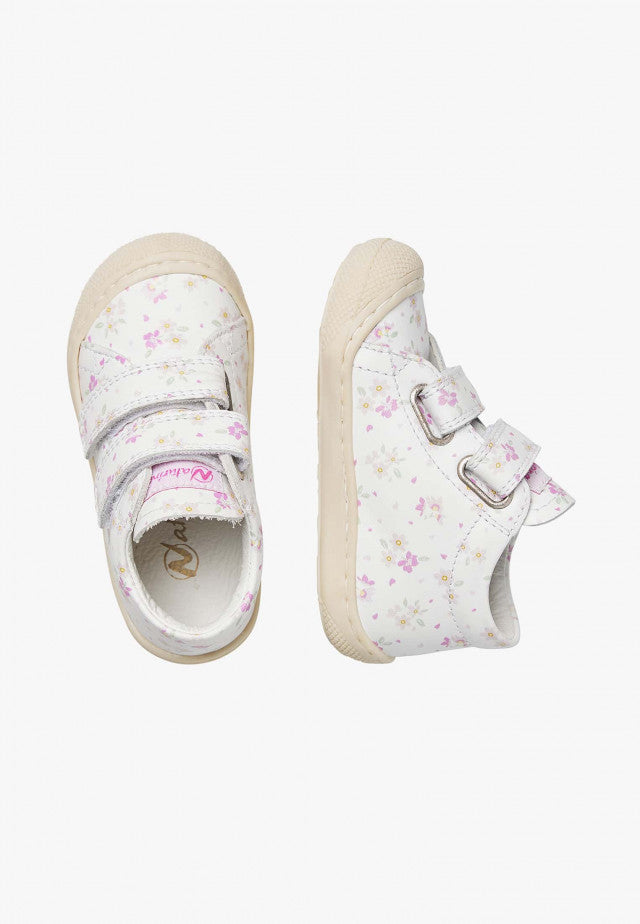 NATURINO COCOON velcro Flower white bottillons