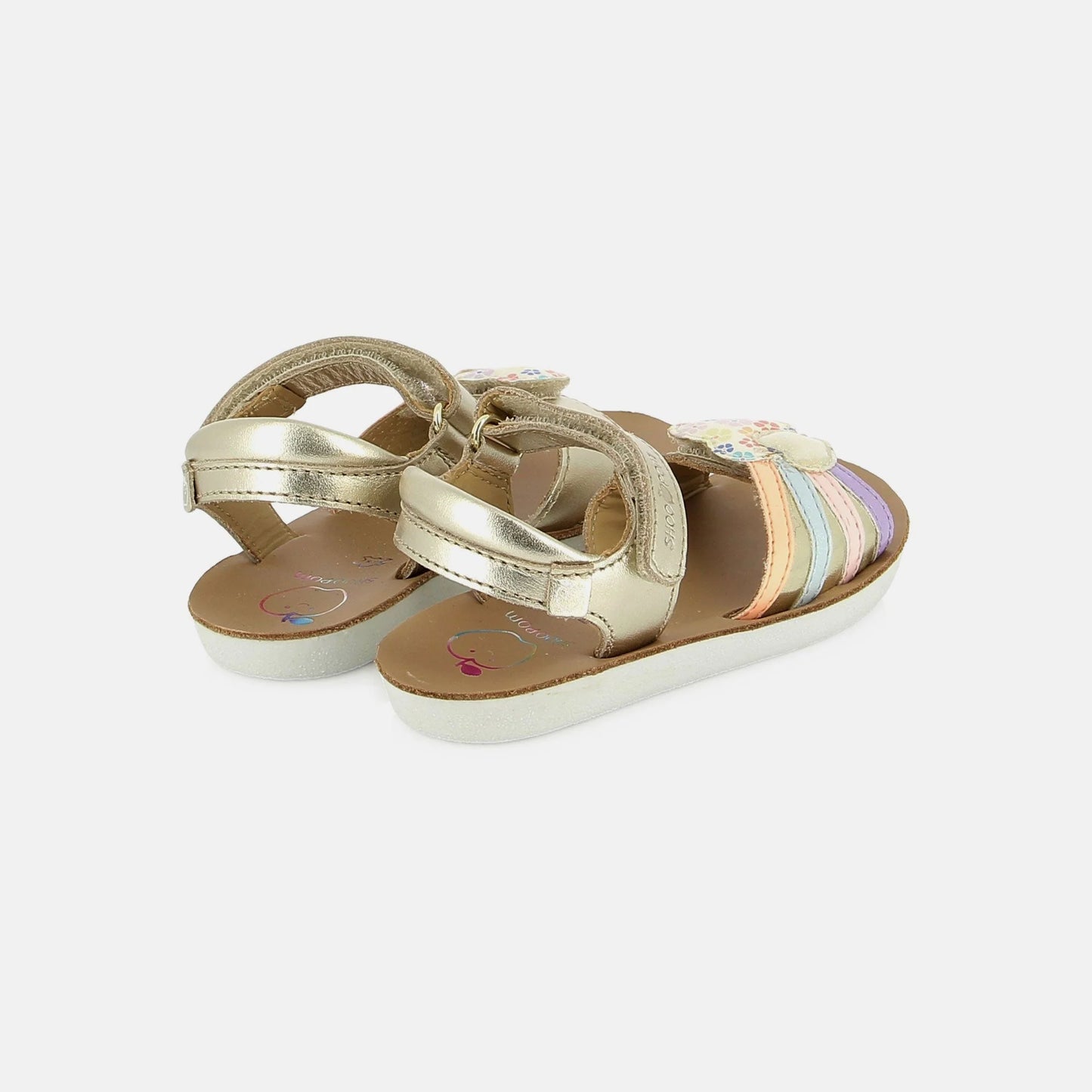 SHOO POM GOA HEART Platine Multi Sandales Nu Pieds