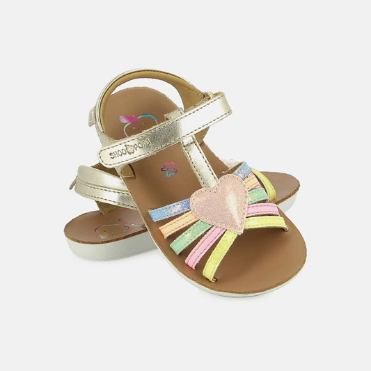 SHOO POM GOA OZ platine Multi Sandales Nu Pieds