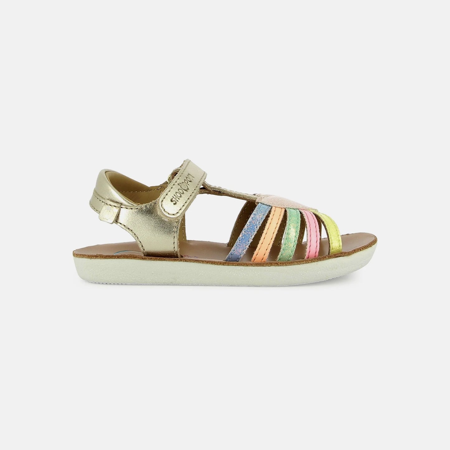 SHOO POM GOA OZ platine Multi Sandales Nu Pieds