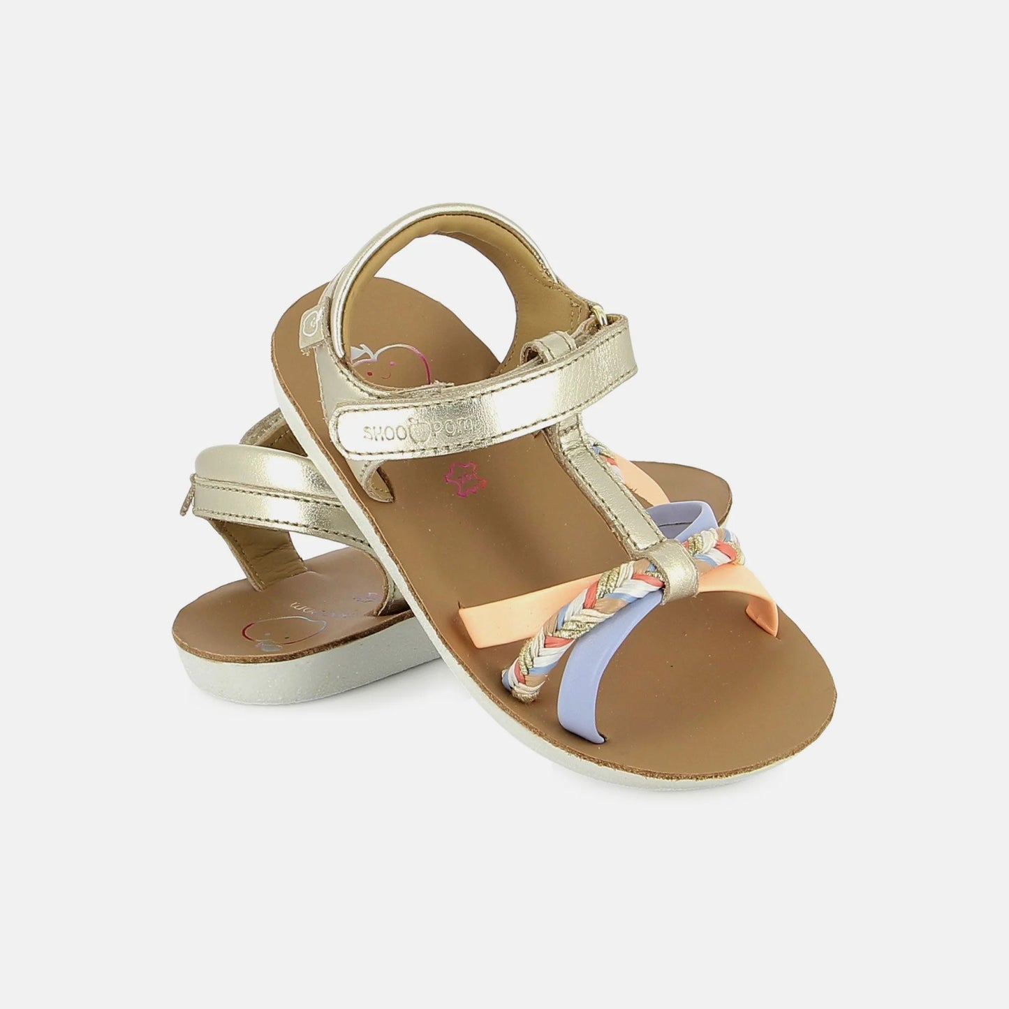 SHOO POM GOA SALOME Platine Multi Sandales Nu Pieds