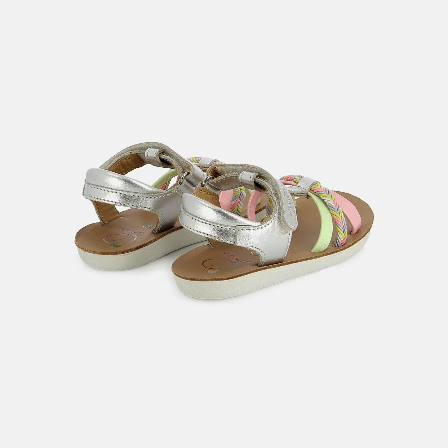 SHOO POM GOA SALOME Silver Sandales Nu Pieds