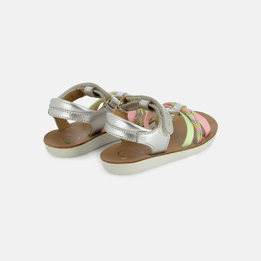 SHOO POM GOA SALOME Silver Sandales Nu Pieds