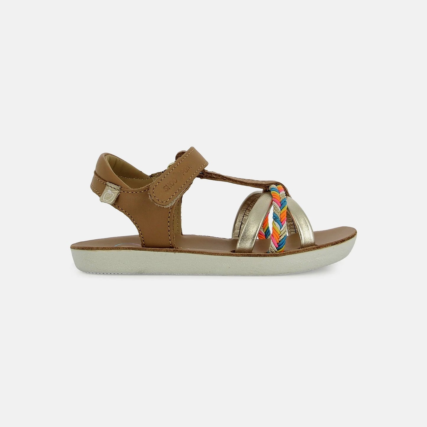 SHOO POM GOA SALOME Camel Multi Sandales Nu Pieds