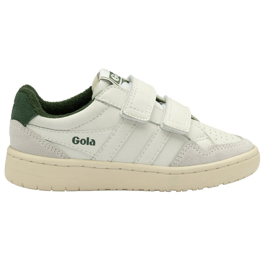 GOLA EAGLE STRAP Blanc Vert Sneakers Baskets