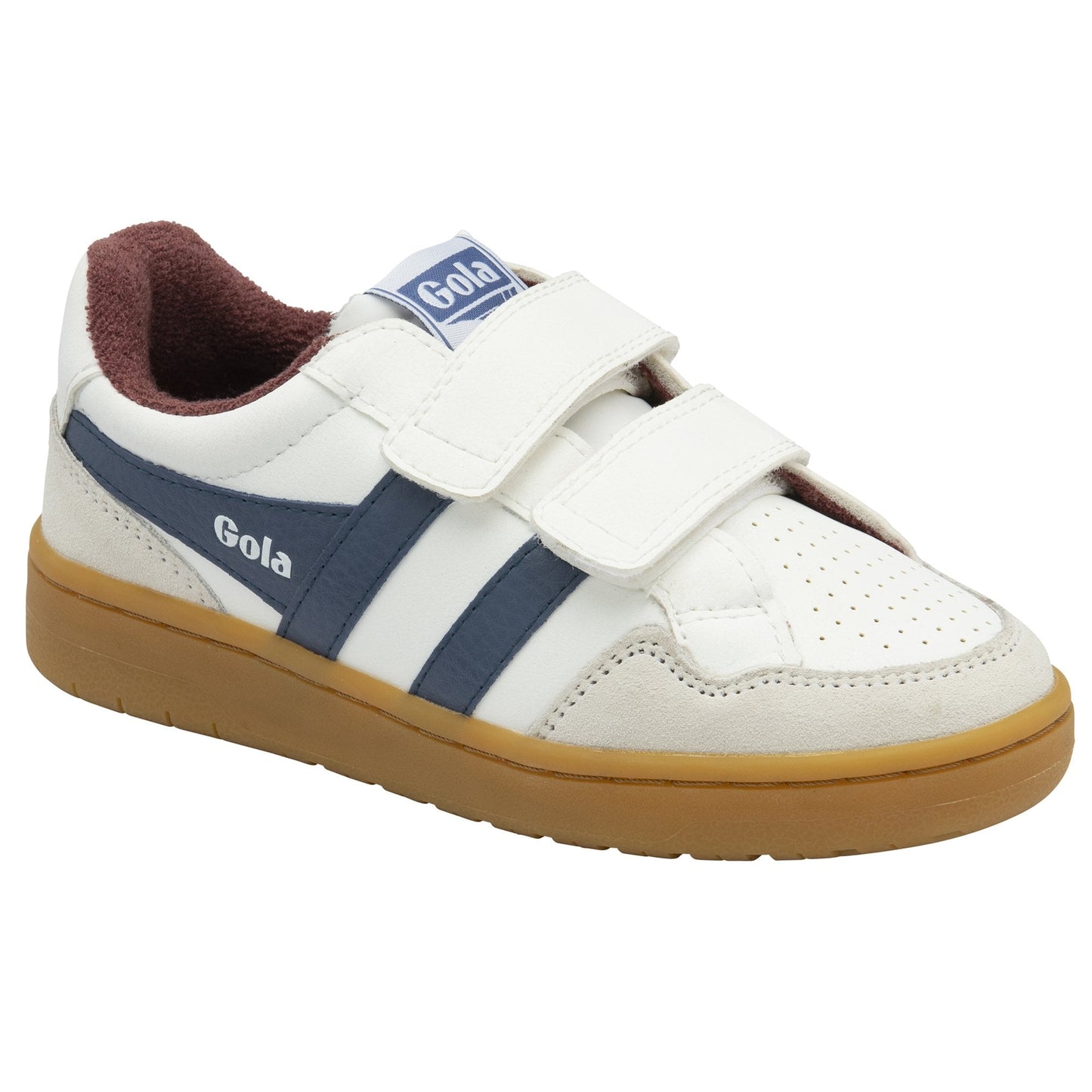 GOLA EAGLE strap blanc Marine basket sneakers