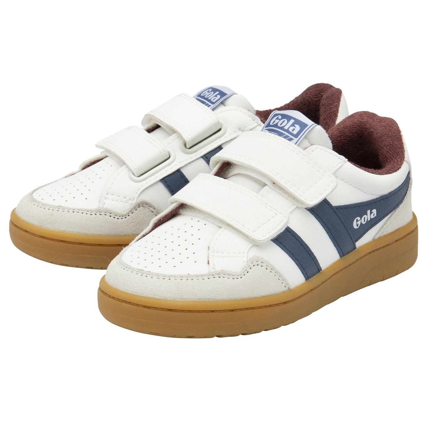 GOLA EAGLE strap blanc Marine basket sneakers